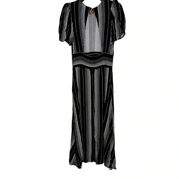 AFRM Lala High Neck Midi Dress Size Medium - Picture 9 of 13